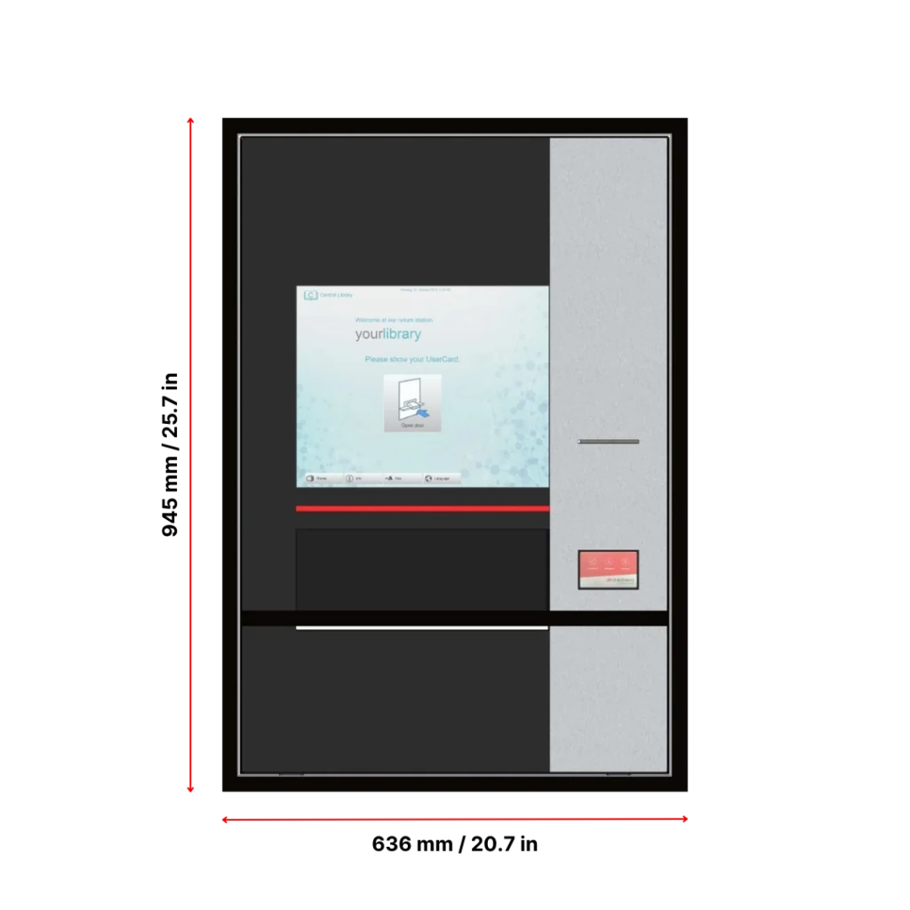 flexAMH Standard 520 induction unit for library return systems